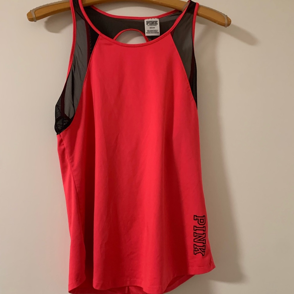 Pink workout top